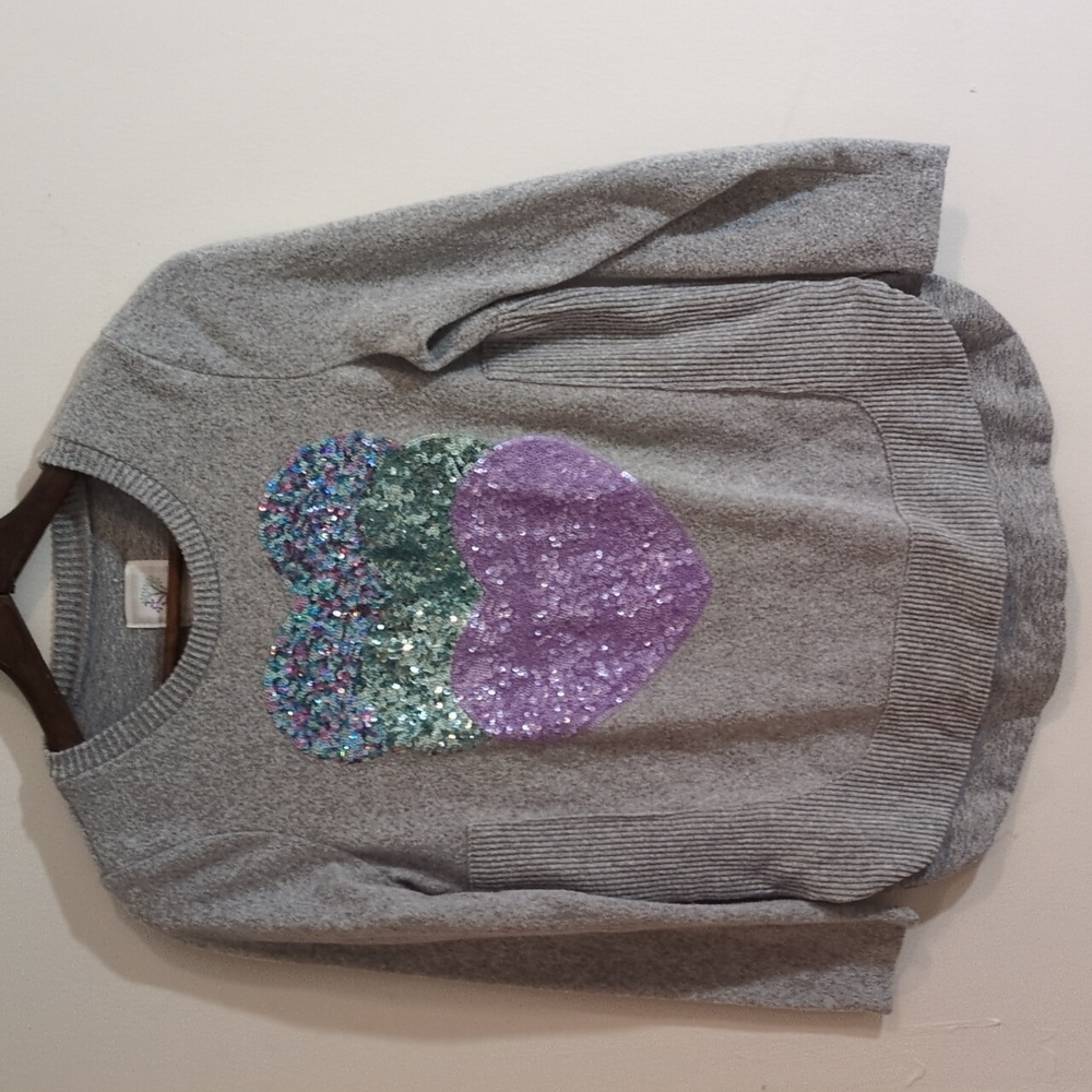 Color Trees Heart sweater